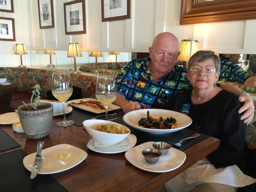 Sue celebrates her 65th birthday on Catalina